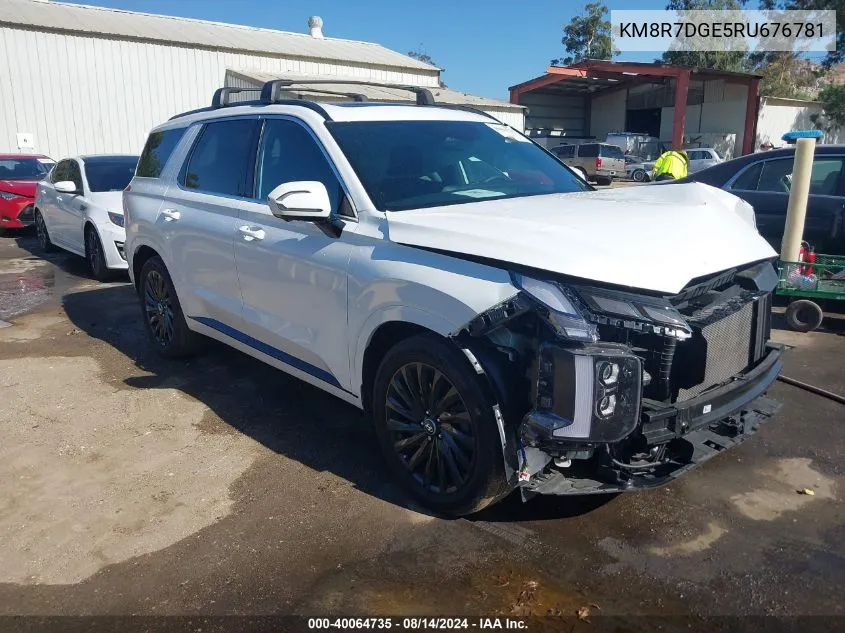 KM8R7DGE5RU676781 2024 Hyundai Palisade Calligraphy Night Edition