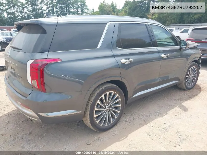 KM8R74GE7RU793262 2024 Hyundai Palisade Calligraphy