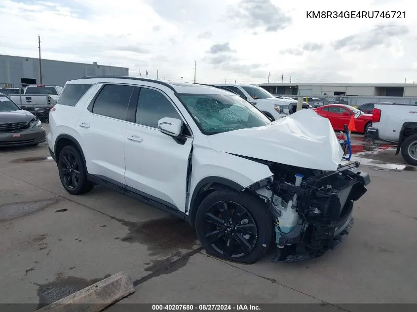 2024 Hyundai Palisade Xrt VIN: KM8R34GE4RU746721 Lot: 40207680