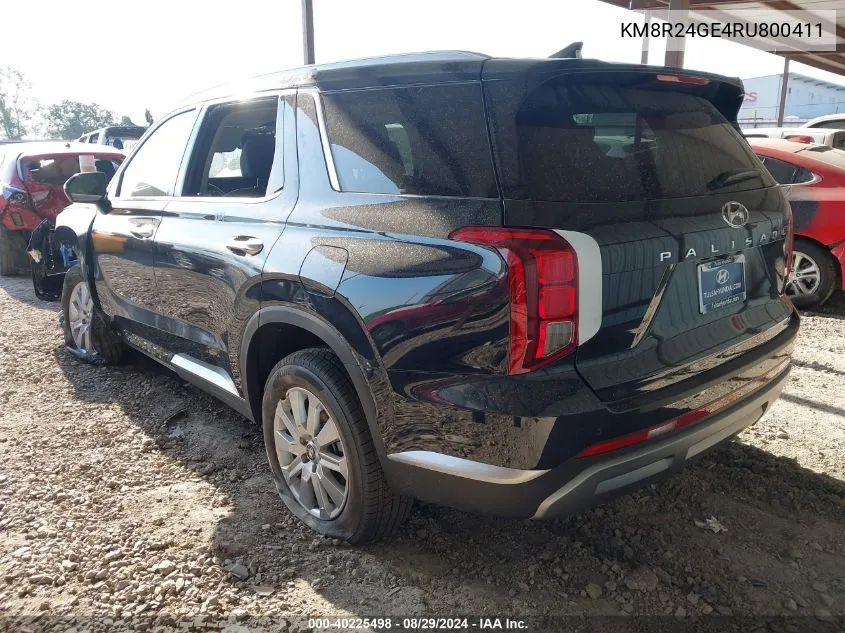 KM8R24GE4RU800411 2024 Hyundai Palisade Sel