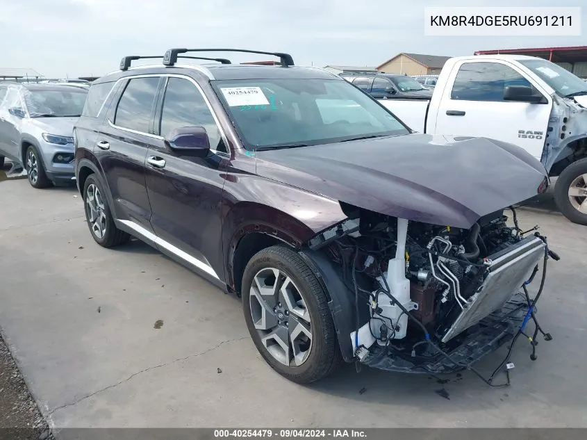 KM8R4DGE5RU691211 2024 Hyundai Palisade Sel Premium