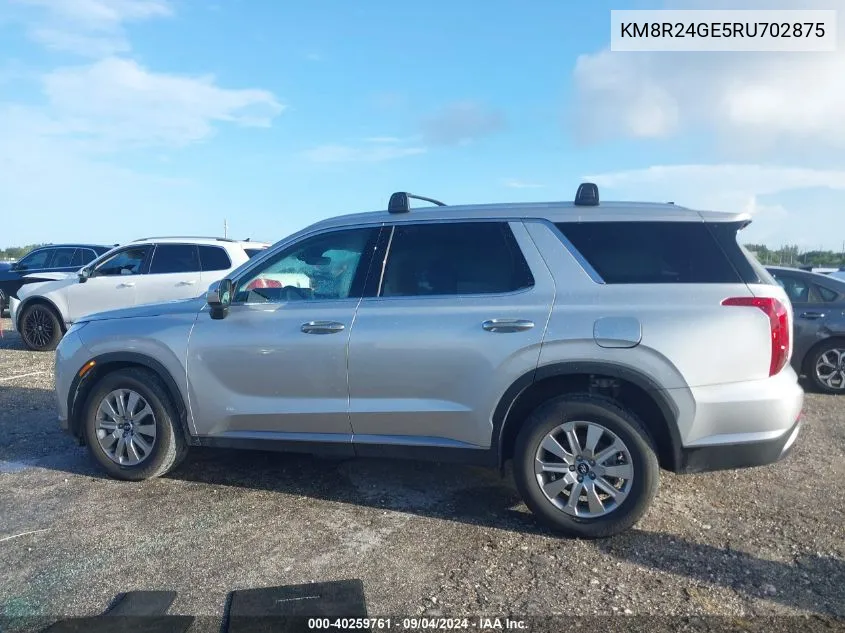 KM8R24GE5RU702875 2024 Hyundai Palisade Sel