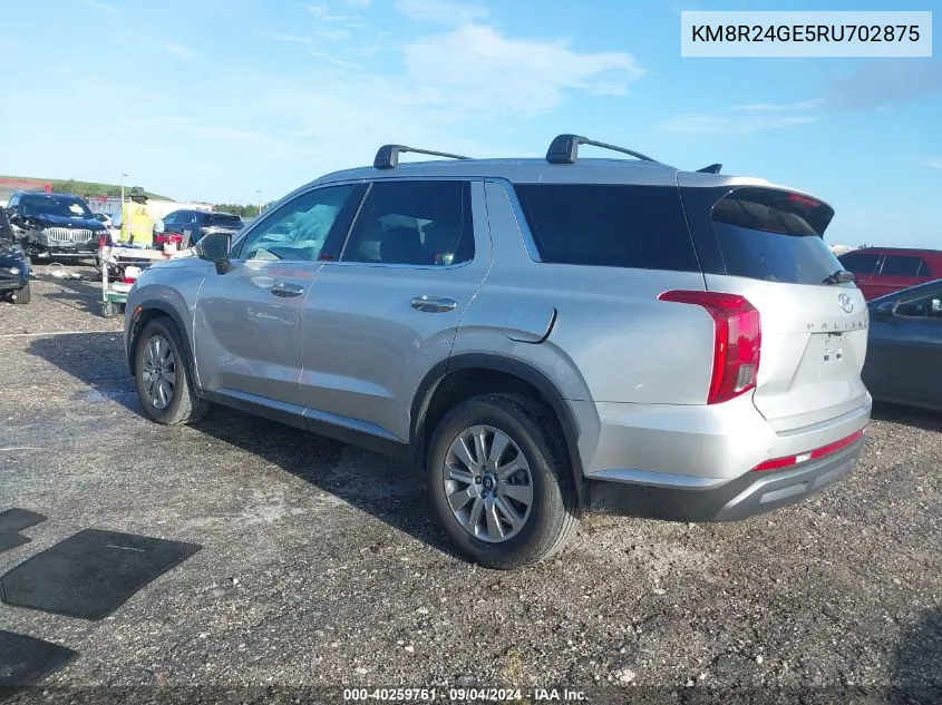 KM8R24GE5RU702875 2024 Hyundai Palisade Sel