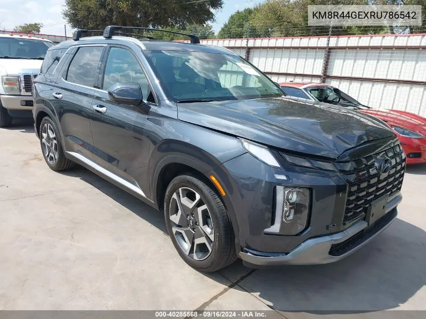 2024 Hyundai Palisade Sel VIN: KM8R44GEXRU786542 Lot: 40285568