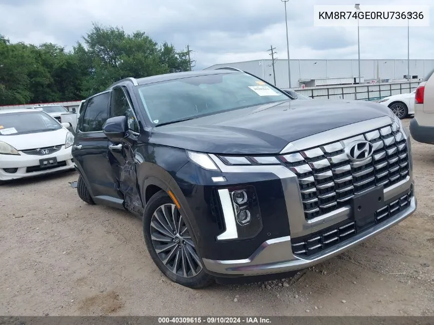 2024 Hyundai Palisade Calligraphy VIN: KM8R74GE0RU736336 Lot: 40309615