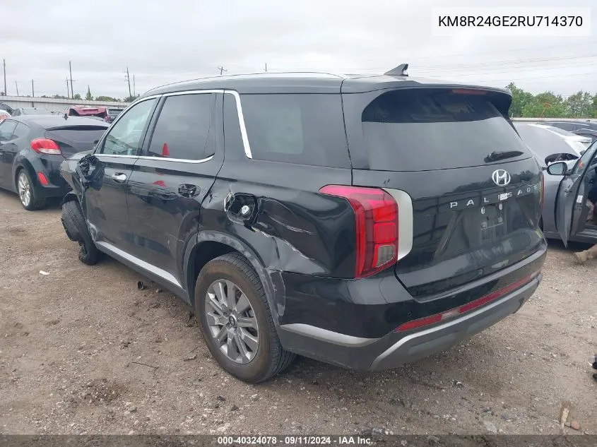 KM8R24GE2RU714370 2024 Hyundai Palisade Sel