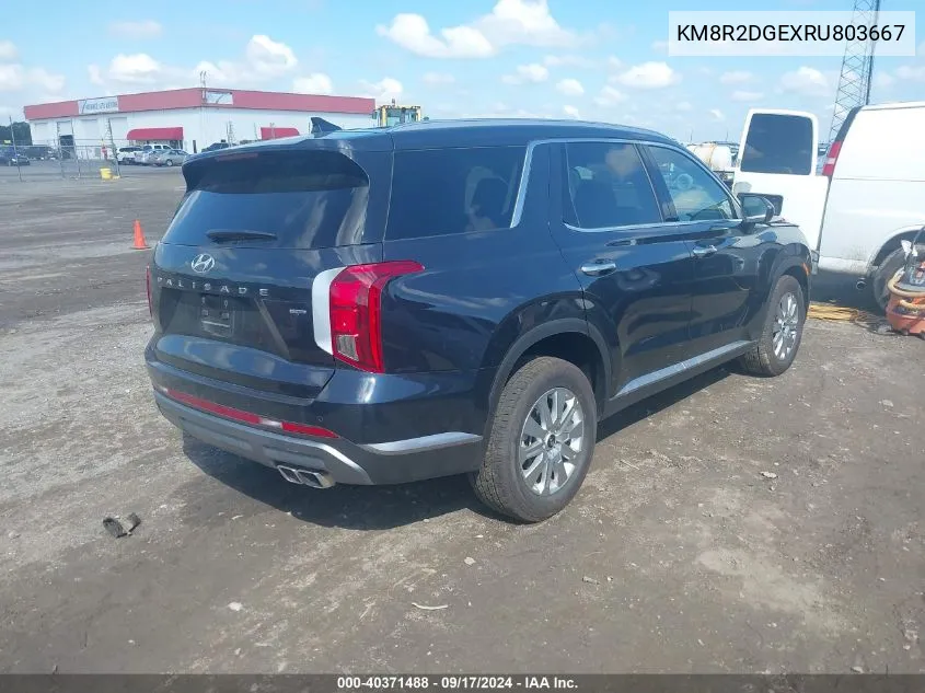 KM8R2DGEXRU803667 2024 Hyundai Palisade Sel