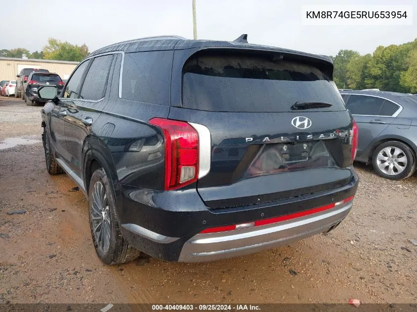 2024 Hyundai Palisade Calligraphy VIN: KM8R74GE5RU653954 Lot: 40409403