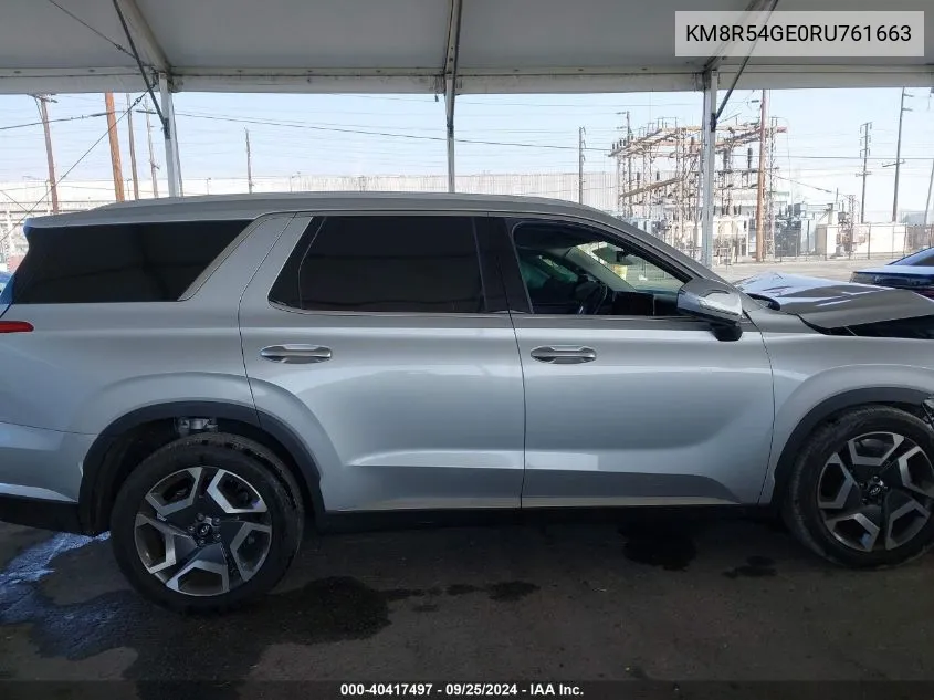 KM8R54GE0RU761663 2024 Hyundai Palisade Limited