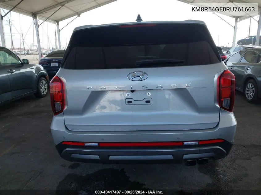 KM8R54GE0RU761663 2024 Hyundai Palisade Limited