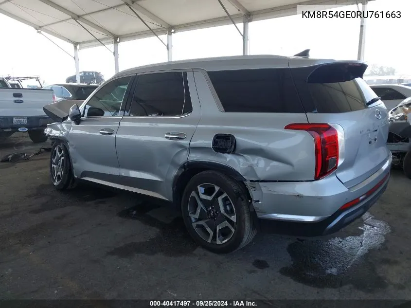 KM8R54GE0RU761663 2024 Hyundai Palisade Limited