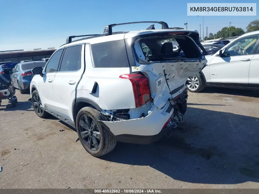 KM8R34GE8RU763814 2024 Hyundai Palisade Xrt