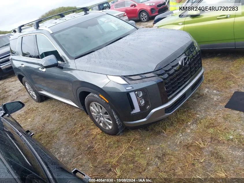 2024 Hyundai Palisade Sel VIN: KM8R24GE4RU720283 Lot: 40541830