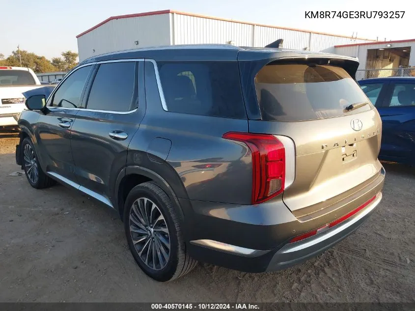 KM8R74GE3RU793257 2024 Hyundai Palisade Calligraphy