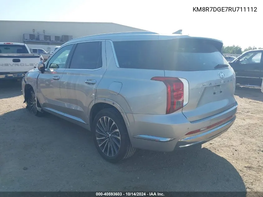 KM8R7DGE7RU711112 2024 Hyundai Palisade Calligraphy