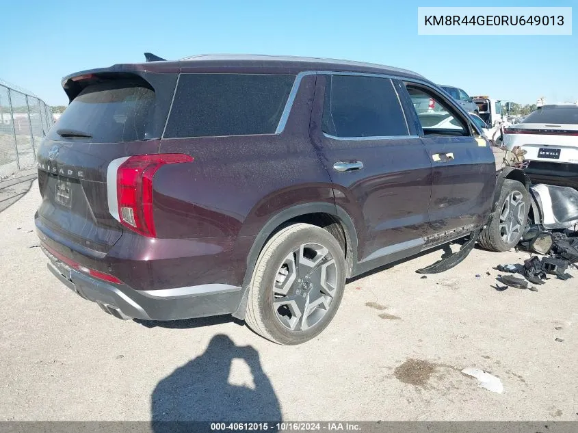 KM8R44GE0RU649013 2024 Hyundai Palisade Sel