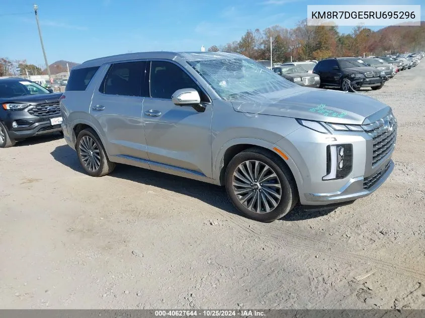 2024 Hyundai Palisade Calligraphy VIN: KM8R7DGE5RU695296 Lot: 40627644