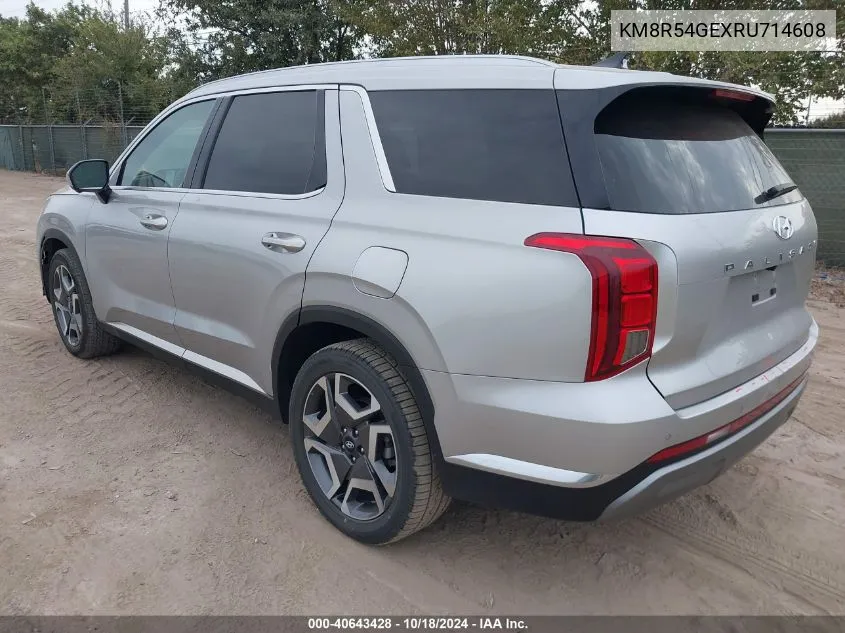 KM8R54GEXRU714608 2024 Hyundai Palisade Limited