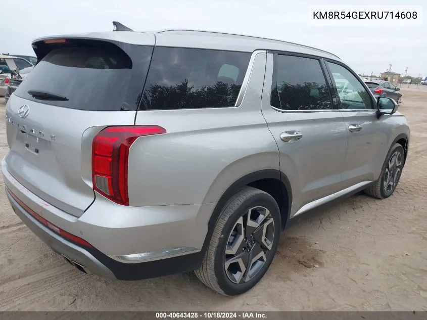 KM8R54GEXRU714608 2024 Hyundai Palisade Limited