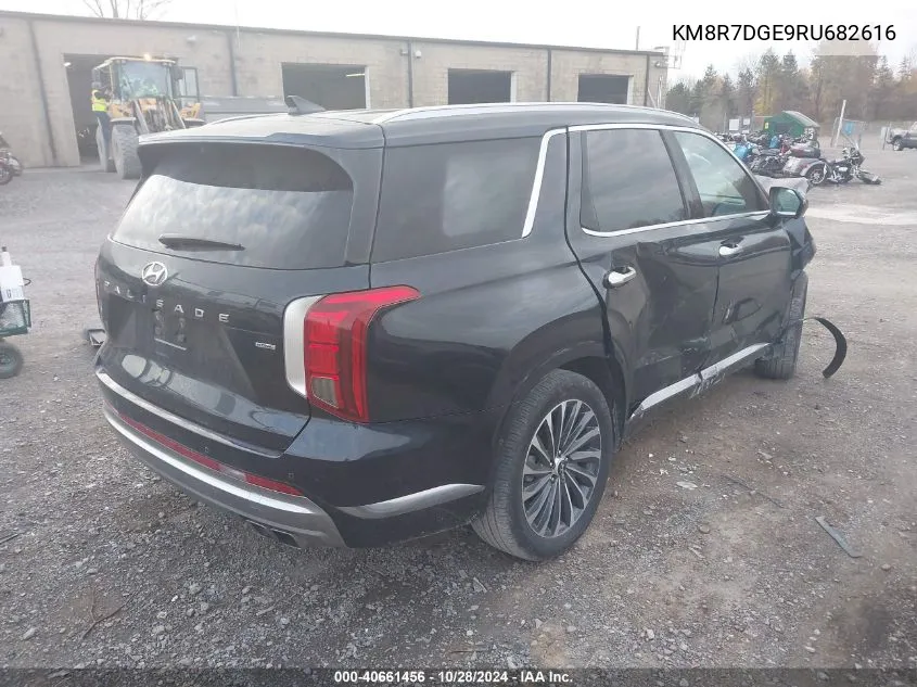 2024 Hyundai Palisade Calligraphy/Calligraphy Night Edition VIN: KM8R7DGE9RU682616 Lot: 40661456