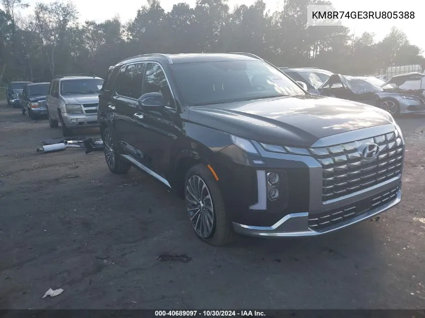 2024 Hyundai Palisade Calligraphy VIN: KM8R74GE3RU805388 Lot: 40689097