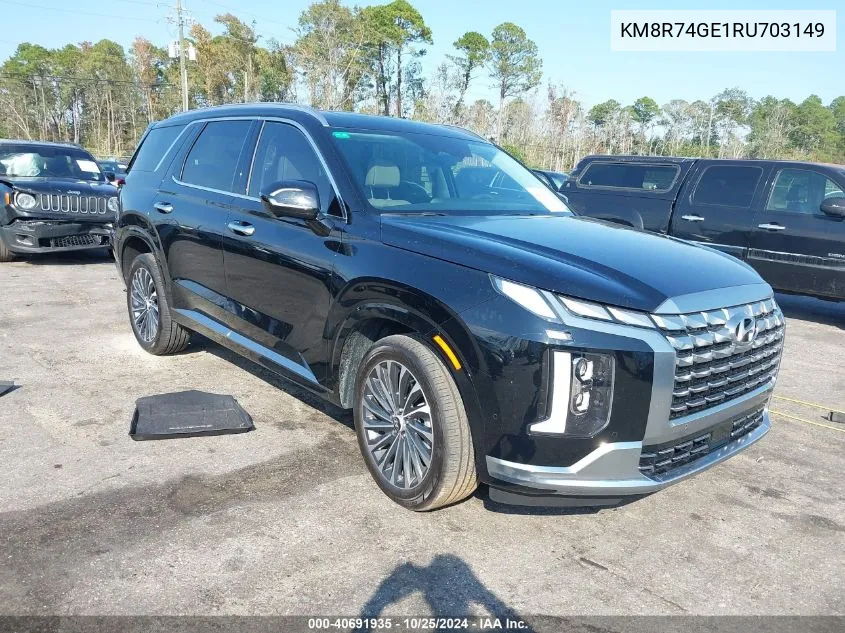 2024 Hyundai Palisade Calligraphy VIN: KM8R74GE1RU703149 Lot: 40691935