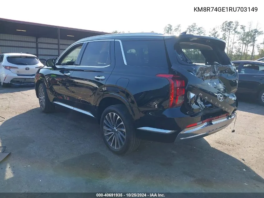 2024 Hyundai Palisade Calligraphy VIN: KM8R74GE1RU703149 Lot: 40691935