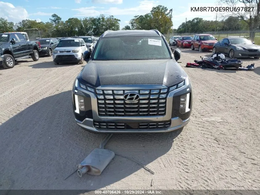 2024 Hyundai Palisade Calligraphy VIN: KM8R7DGE9RU697827 Lot: 40706426