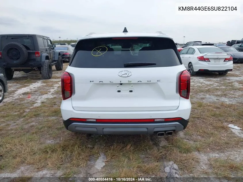 2025 Hyundai Palisade Sel Premium VIN: KM8R44GE6SU822104 Lot: 40554416