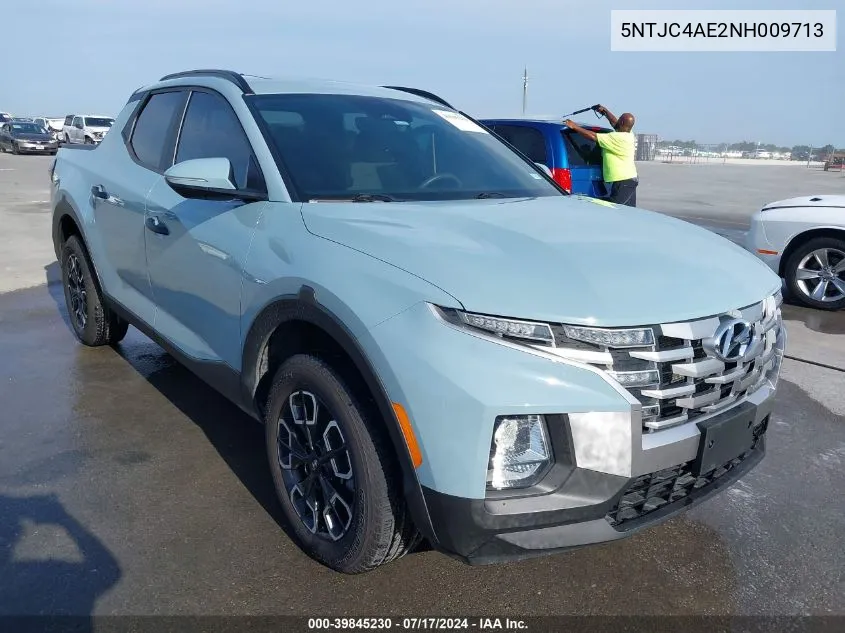 2022 Hyundai Santa Cruz Sel VIN: 5NTJC4AE2NH009713 Lot: 39845230