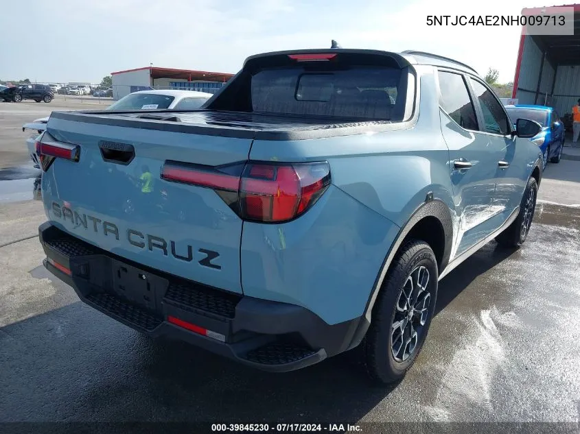 2022 Hyundai Santa Cruz Sel VIN: 5NTJC4AE2NH009713 Lot: 39845230