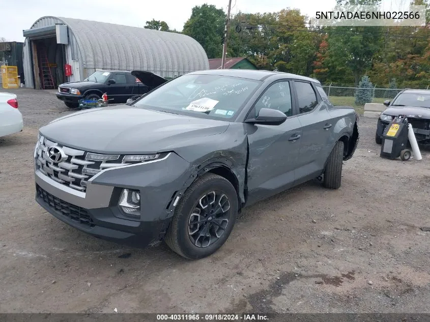 2022 Hyundai Santa Cruz Se VIN: 5NTJADAE6NH022566 Lot: 40311965