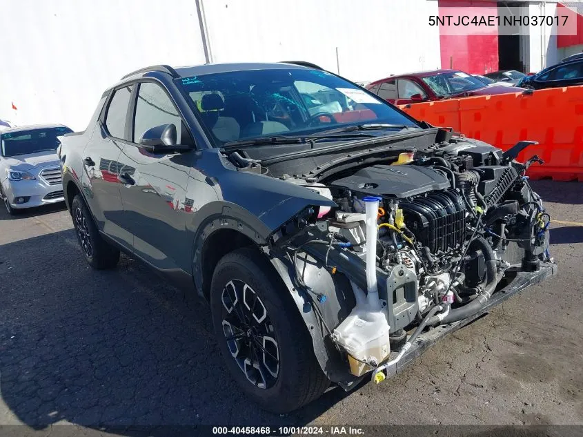 2022 Hyundai Santa Cruz Sel VIN: 5NTJC4AE1NH037017 Lot: 40458468