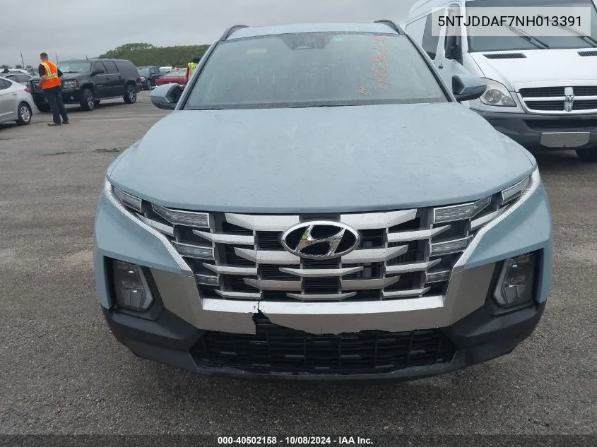 5NTJDDAF7NH013391 2022 Hyundai Santa Cruz Sel Premium