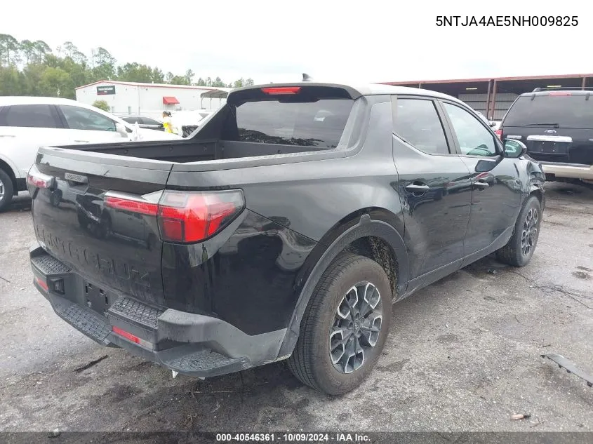 2022 Hyundai Santa Cruz Se VIN: 5NTJA4AE5NH009825 Lot: 40546361