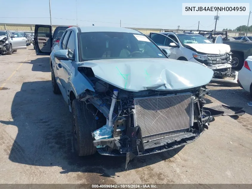 5NTJB4AE9NH004950 2022 Hyundai Santa Cruz Sel