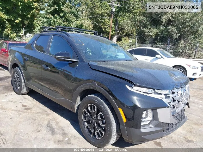 2022 Hyundai Santa Cruz Sel VIN: 5NTJCDAE9NH032065 Lot: 40609075