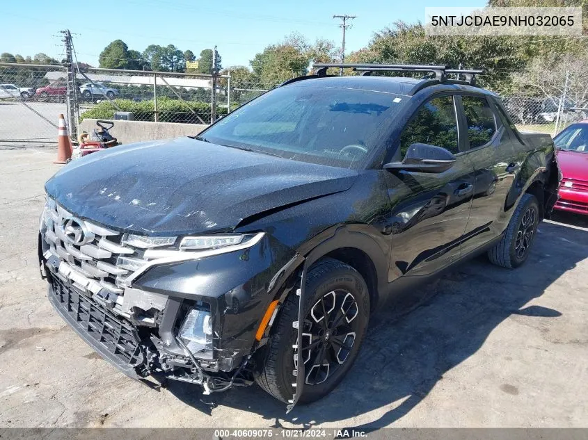 2022 Hyundai Santa Cruz Sel VIN: 5NTJCDAE9NH032065 Lot: 40609075