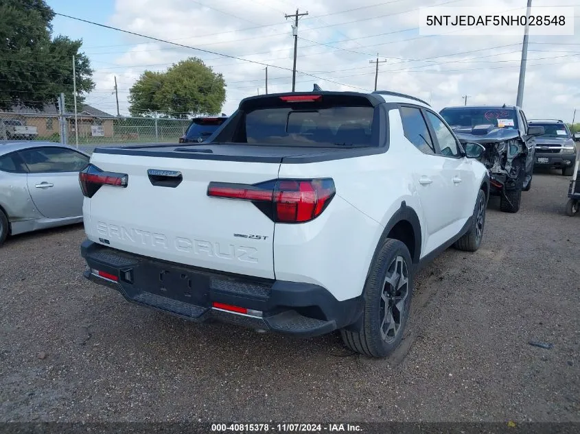 2022 Hyundai Santa Cruz Limited VIN: 5NTJEDAF5NH028548 Lot: 40815378