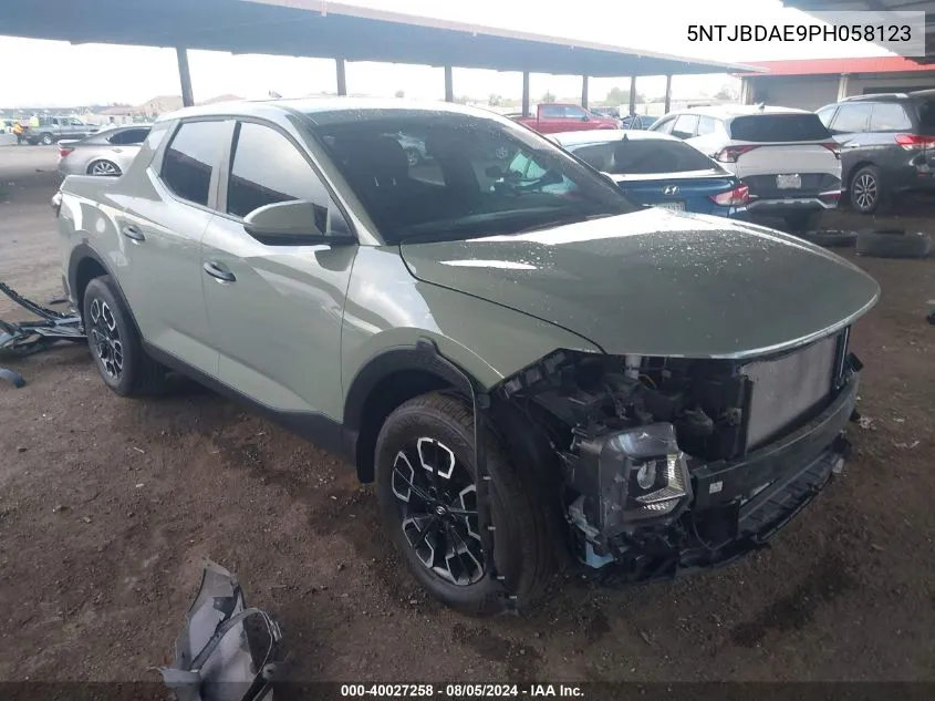 2023 Hyundai Santa Cruz Sel VIN: 5NTJBDAE9PH058123 Lot: 40027258