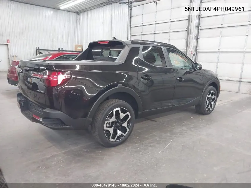 2023 Hyundai Santa Cruz Limited VIN: 5NTJEDAF4PH049961 Lot: 40478145