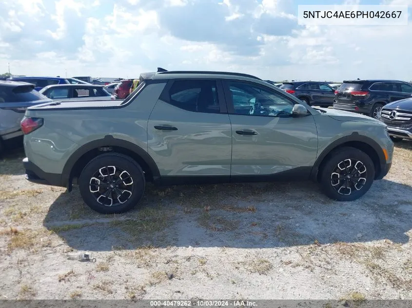 2023 Hyundai Santa Cruz Sel VIN: 5NTJC4AE6PH042667 Lot: 40479262