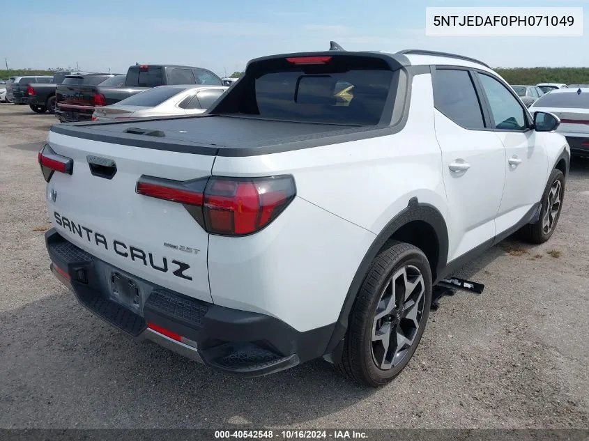 2023 Hyundai Santa Cruz Limited VIN: 5NTJEDAF0PH071049 Lot: 40542548