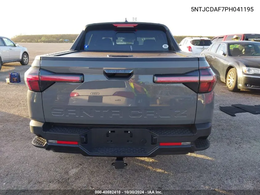 2023 Hyundai Santa Cruz Night VIN: 5NTJCDAF7PH041195 Lot: 40592418