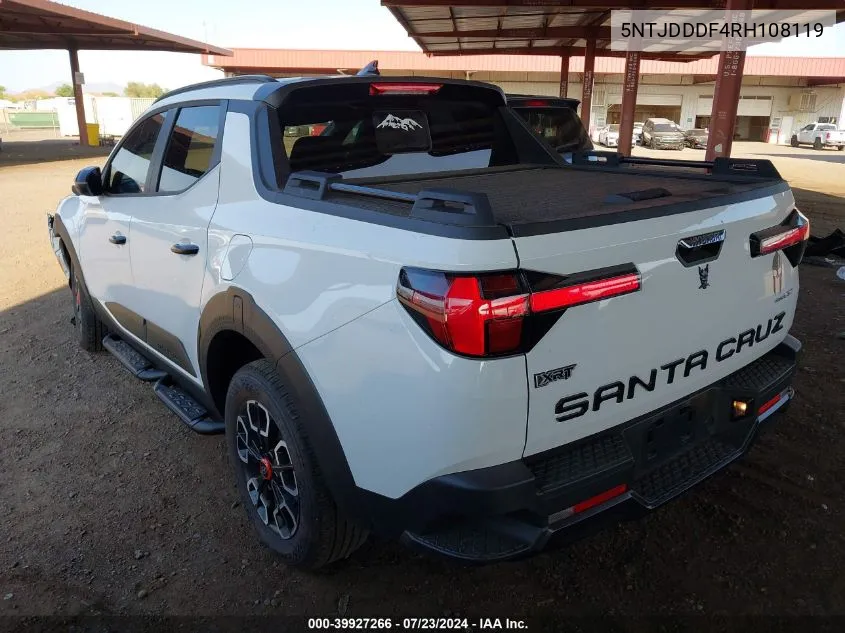 5NTJDDDF4RH108119 2024 Hyundai Santa Cruz Xrt