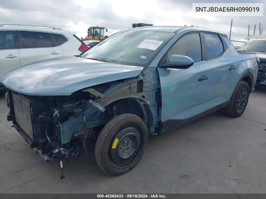 5NTJBDAE6RH099019 2024 Hyundai Santa Cruz Sel