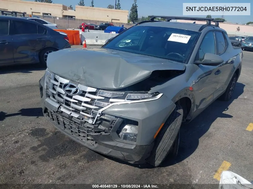 2024 Hyundai Santa Cruz Sel VIN: 5NTJCDAE5RH077204 Lot: 40548129