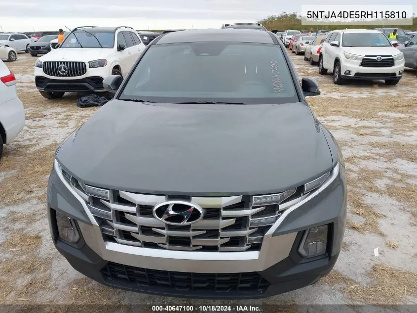 5NTJA4DE5RH115810 2024 Hyundai Santa Cruz Se