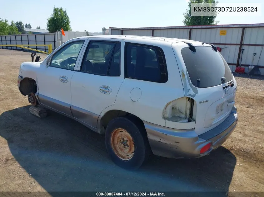 KM8SC73D72U238524 2002 Hyundai Santa Fe Gls/Lx