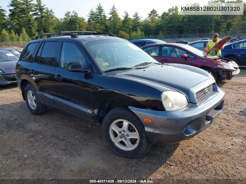 2002 Hyundai Santa Fe Gl VIN: KM8SB12B02U301320 Lot: 40311439